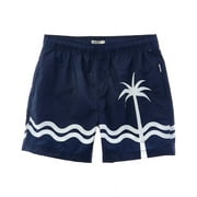 Onia mens Crinkle Swim Trunk, l, Blue